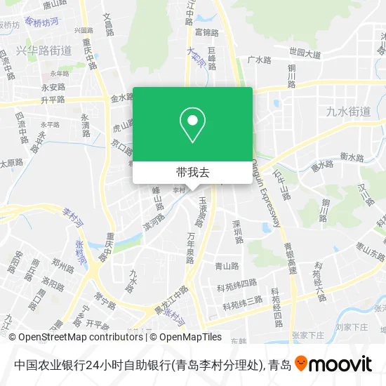 中国农业银行24小时自助银行(青岛李村分理处)地图