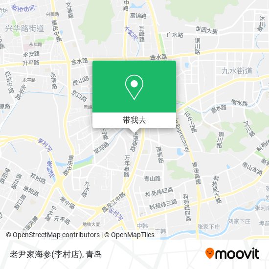 老尹家海参(李村店)地图