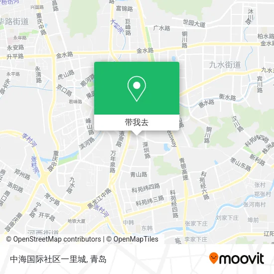 中海国际社区一里城地图