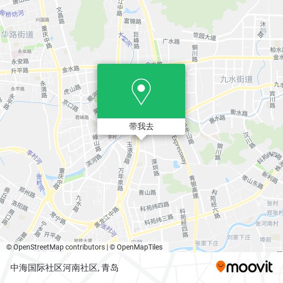中海国际社区河南社区地图