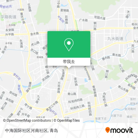 中海国际社区河南社区地图