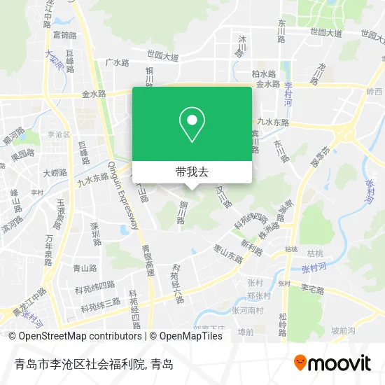 青岛市李沧区社会福利院地图
