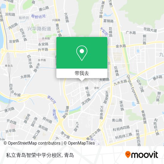私立青岛智荣中学分校区地图