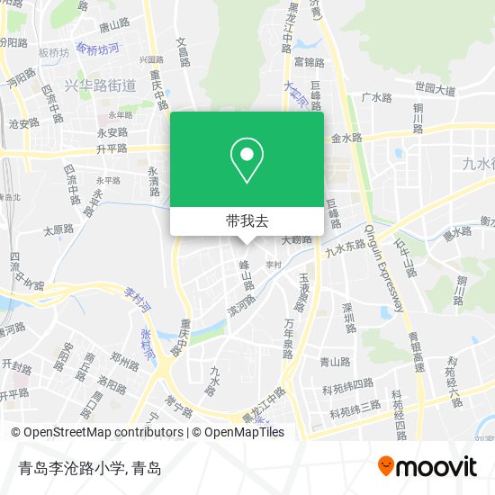 青岛李沧路小学地图