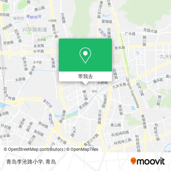 青岛李沧路小学地图