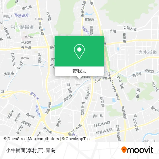 小牛擀面(李村店)地图
