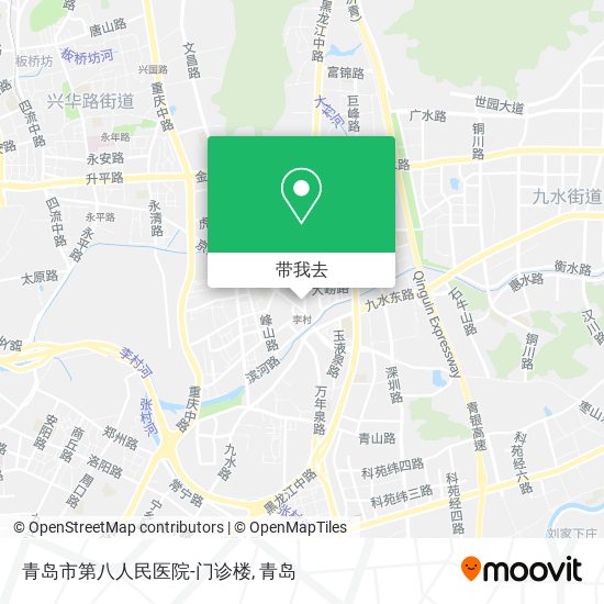 青岛市第八人民医院-门诊楼地图