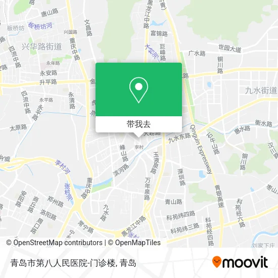 青岛市第八人民医院-门诊楼地图