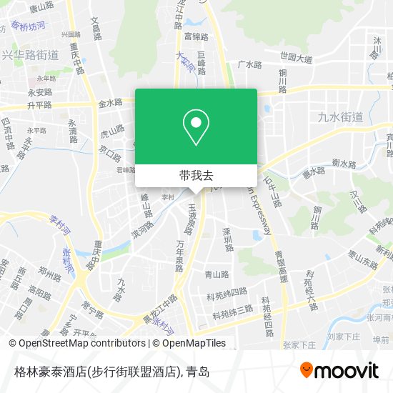 格林豪泰酒店(步行街联盟酒店)地图