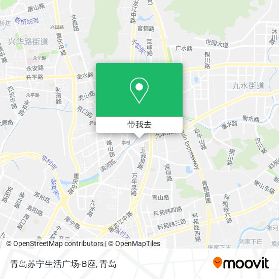 青岛苏宁生活广场-B座地图
