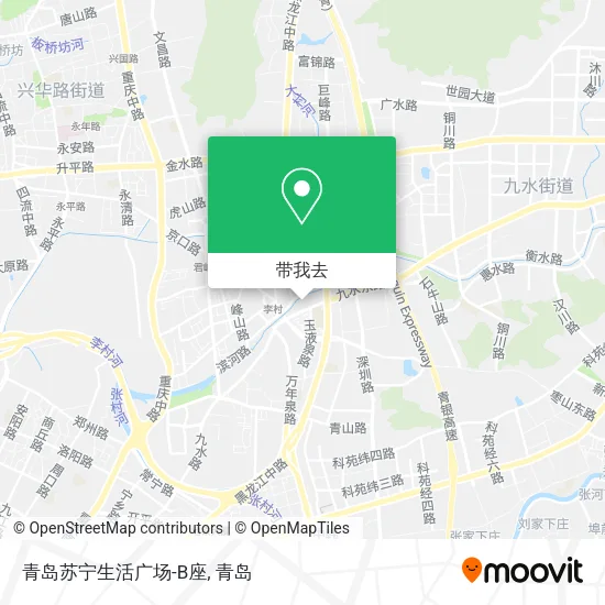 青岛苏宁生活广场-B座地图