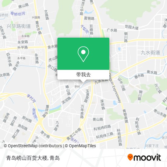 青岛崂山百货大楼地图