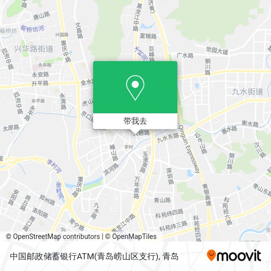 中国邮政储蓄银行ATM(青岛崂山区支行)地图