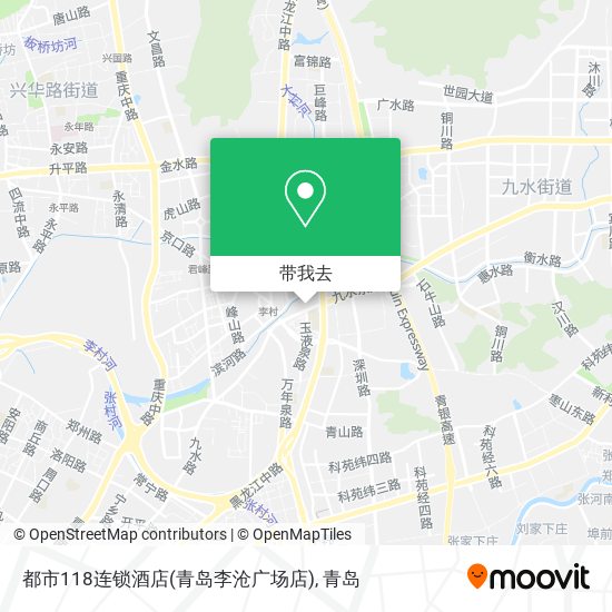 都市118连锁酒店(青岛李沧广场店)地图