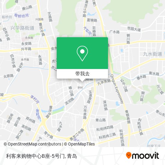 利客来购物中心B座-5号门地图