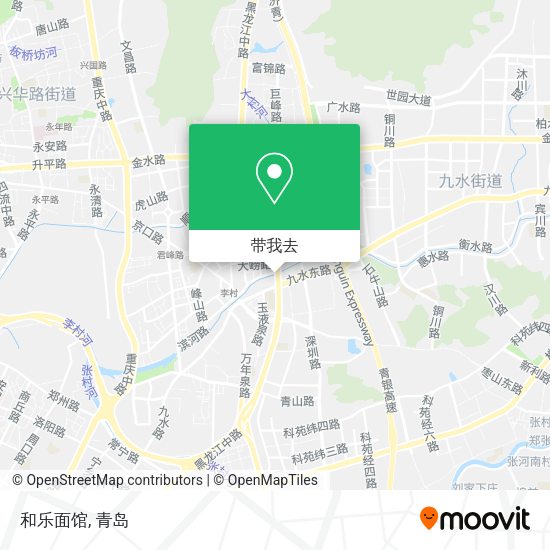 和乐面馆地图
