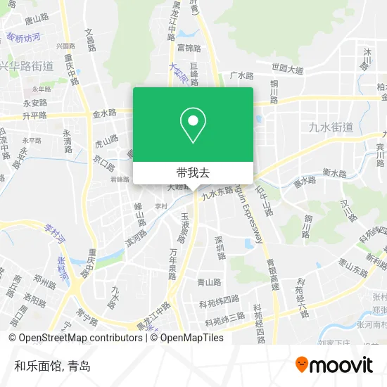 和乐面馆地图