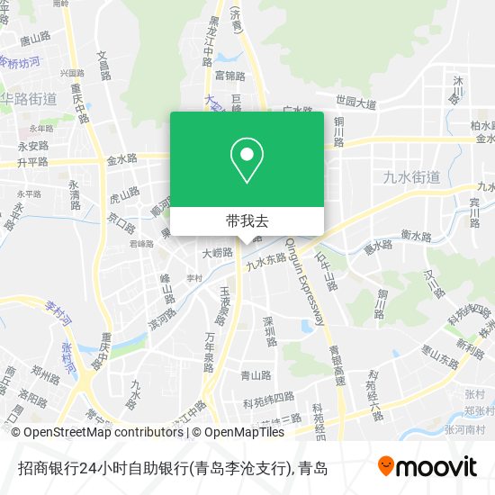 招商银行24小时自助银行(青岛李沧支行)地图