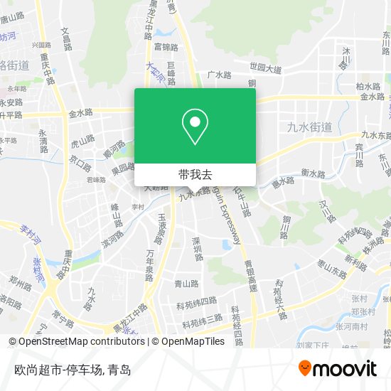 欧尚超市-停车场地图