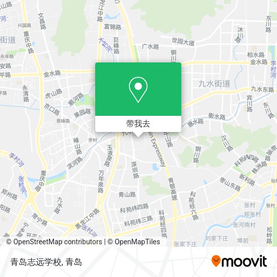 青岛志远学校地图