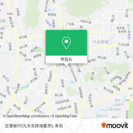 交通银行(九水东路储蓄所)地图