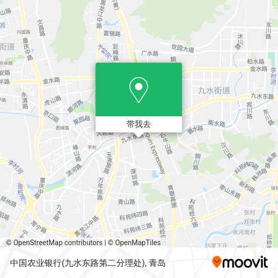 中国农业银行(九水东路第二分理处)地图