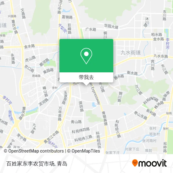 百姓家东李农贸市场地图