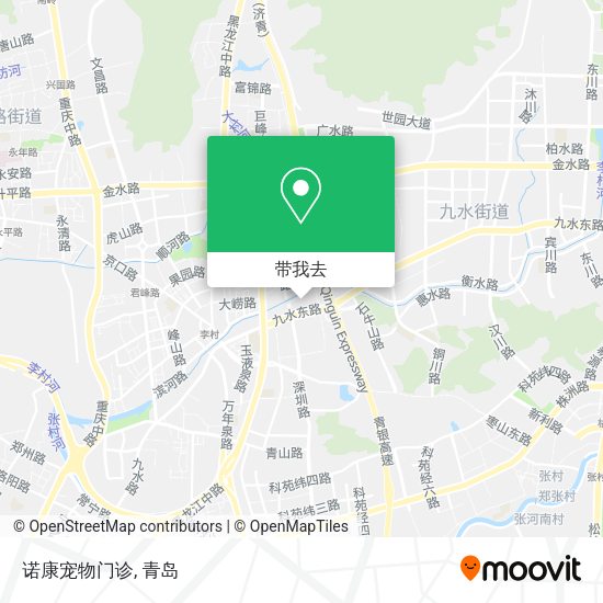 诺康宠物门诊地图