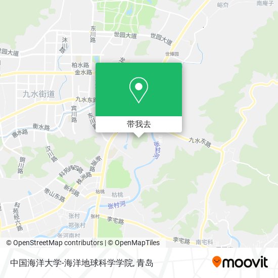 中国海洋大学-海洋地球科学学院地图