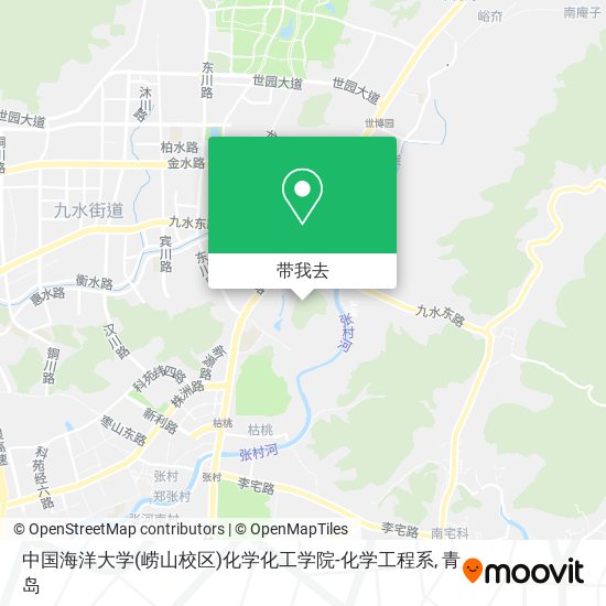 中国海洋大学(崂山校区)化学化工学院-化学工程系地图