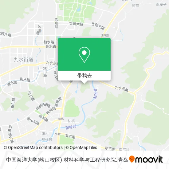 中国海洋大学(崂山校区)-材料科学与工程研究院地图