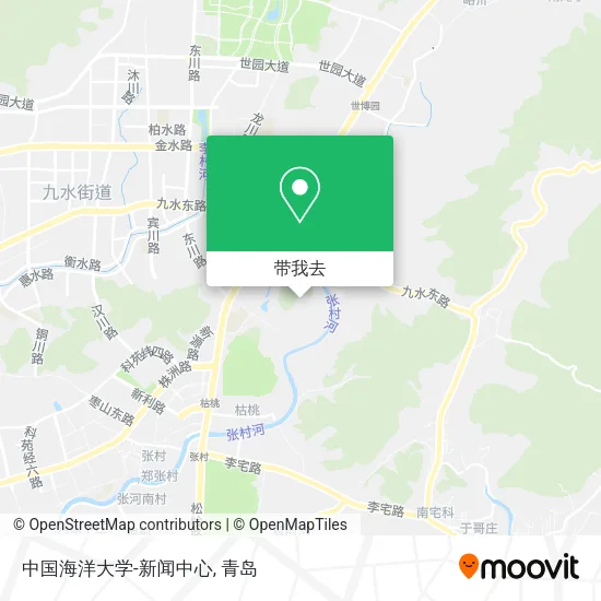 中国海洋大学-新闻中心地图