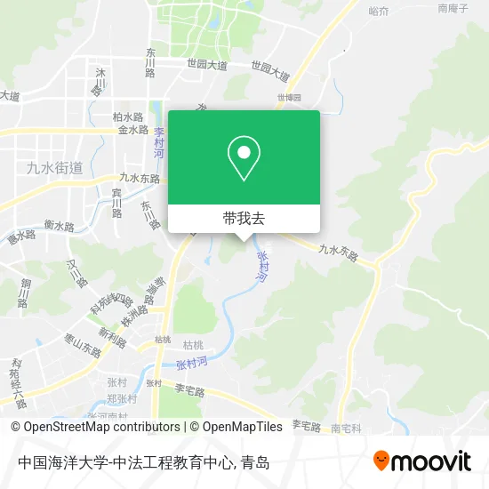 中国海洋大学-中法工程教育中心地图