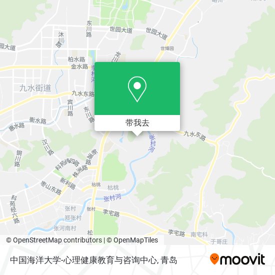 中国海洋大学-心理健康教育与咨询中心地图