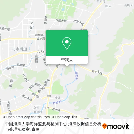中国海洋大学海洋监测与检测中心-海洋数据信息分析与处理实验室地图