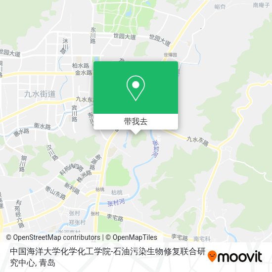 中国海洋大学化学化工学院-石油污染生物修复联合研究中心地图