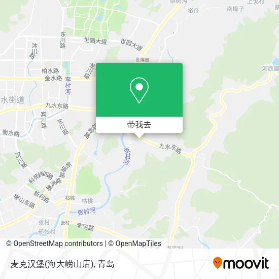 麦克汉堡(海大崂山店)地图