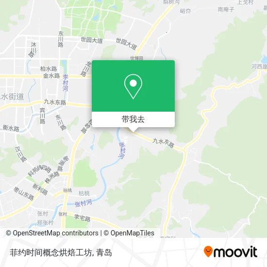 菲约时间概念烘焙工坊地图
