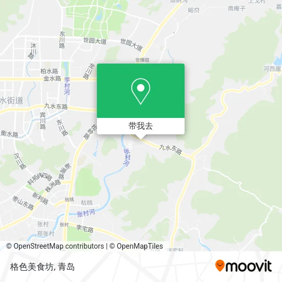 格色美食坊地图