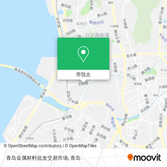 青岛金属材料批发交易市场地图
