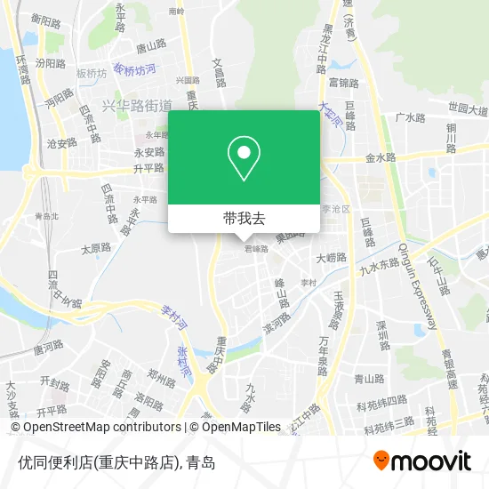 优同便利店(重庆中路店)地图
