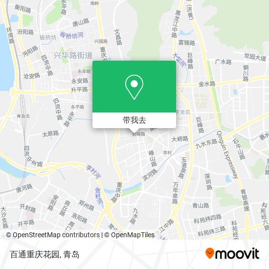 百通重庆花园地图
