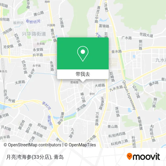 月亮湾海参(33分店)地图