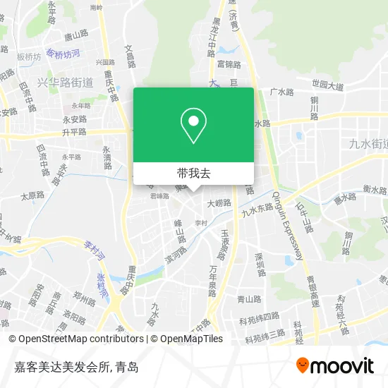 嘉客美达美发会所地图