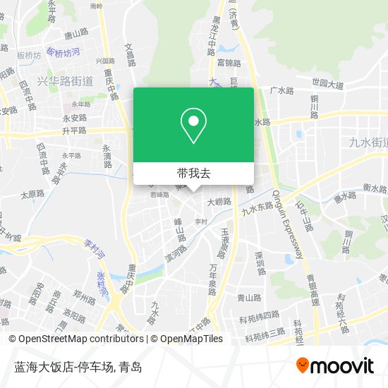 蓝海大饭店-停车场地图