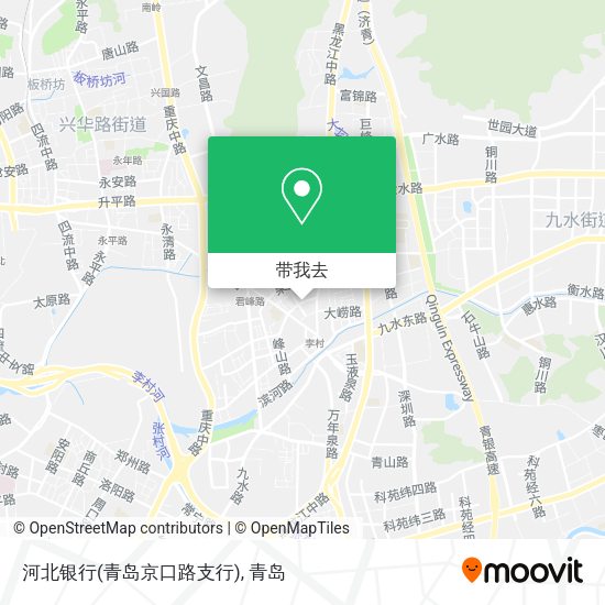 河北银行(青岛京口路支行)地图