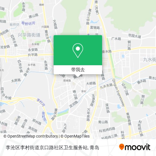 李沧区李村街道京口路社区卫生服务站地图