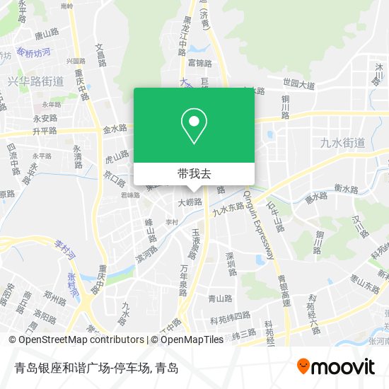 青岛银座和谐广场-停车场地图