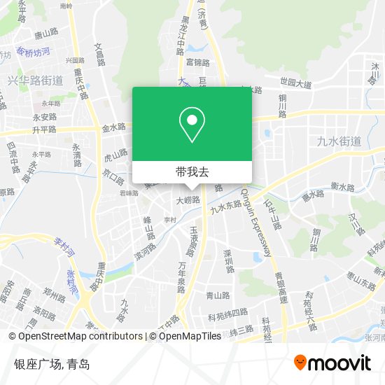 银座广场地图