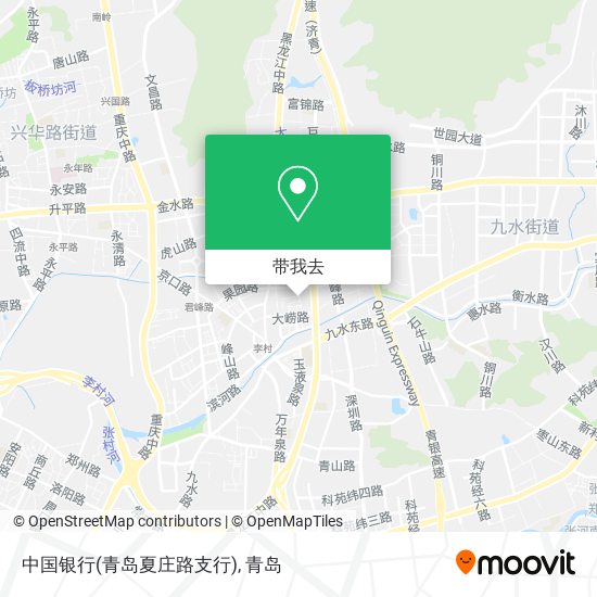 中国银行(青岛夏庄路支行)地图